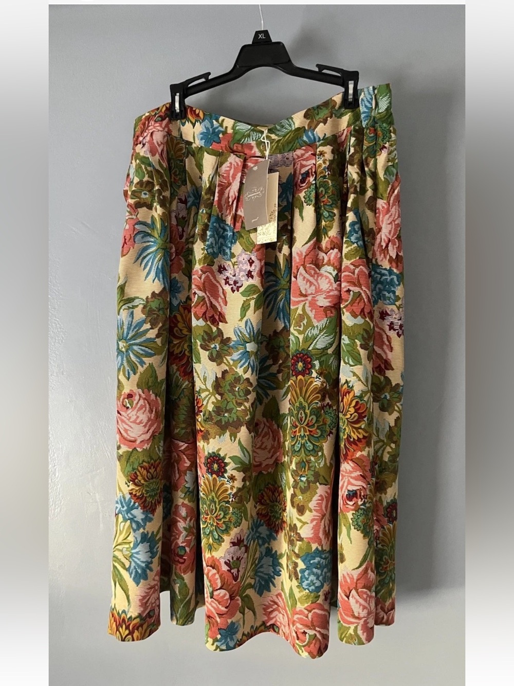 Anthropologie Postella Skirt L 100% Silk NWT